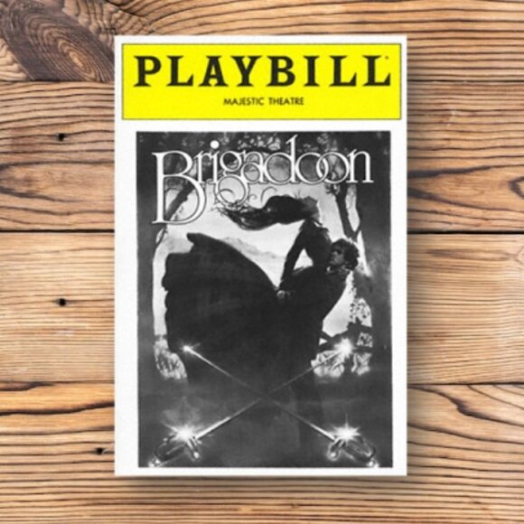 Brigadoon Playbill Broadway Musical Refrigerator Fridge Locker Tool Box Magnet - Picture 1 of 2